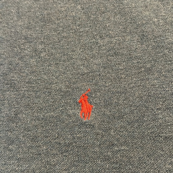 Mens Polo Ralph Lauren 3XLT Short-Sleeve 100% Cotton Mesh Heather Blue - Picture 3 of 6